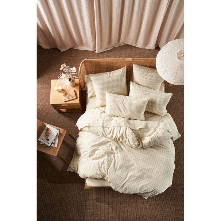 Springsteen Stone Quilt Cover Set | Queen Bed