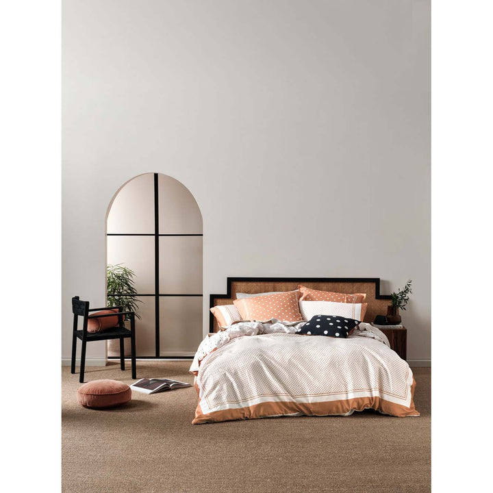 Vivienne Brandy Quilt Cover Set | Queen Bed