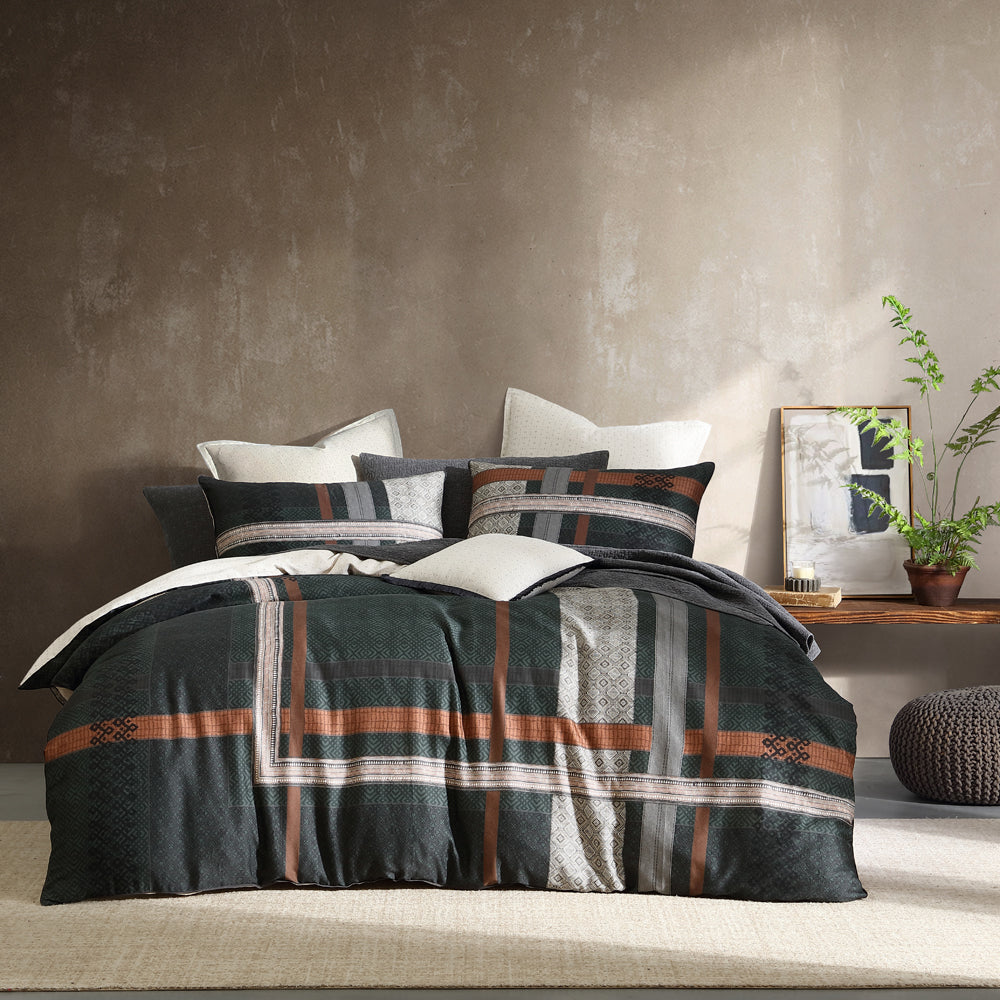 Logan and Mason Absko Pine Quilt Cover Set | My Linen