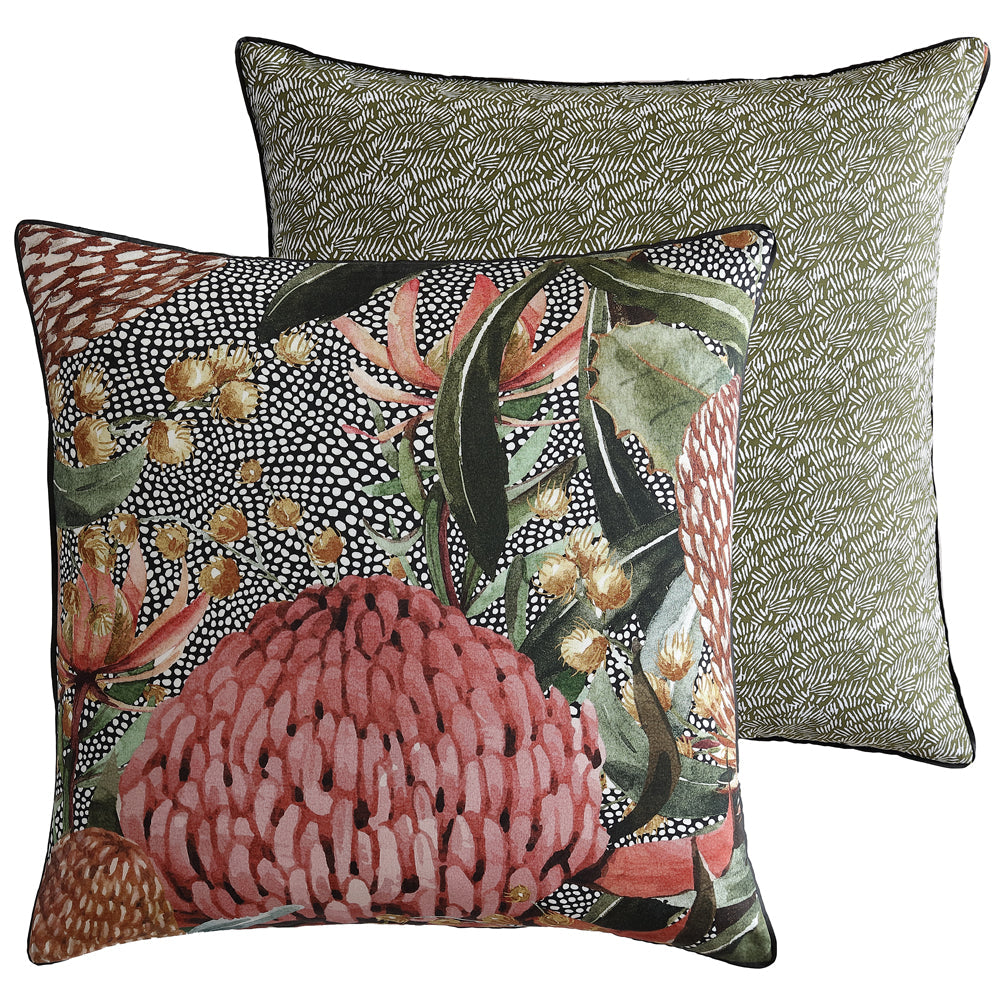 Barrabar Red European Pillowcase