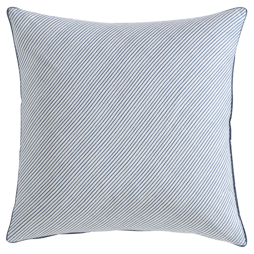 Beach House Blue European Pillowcase