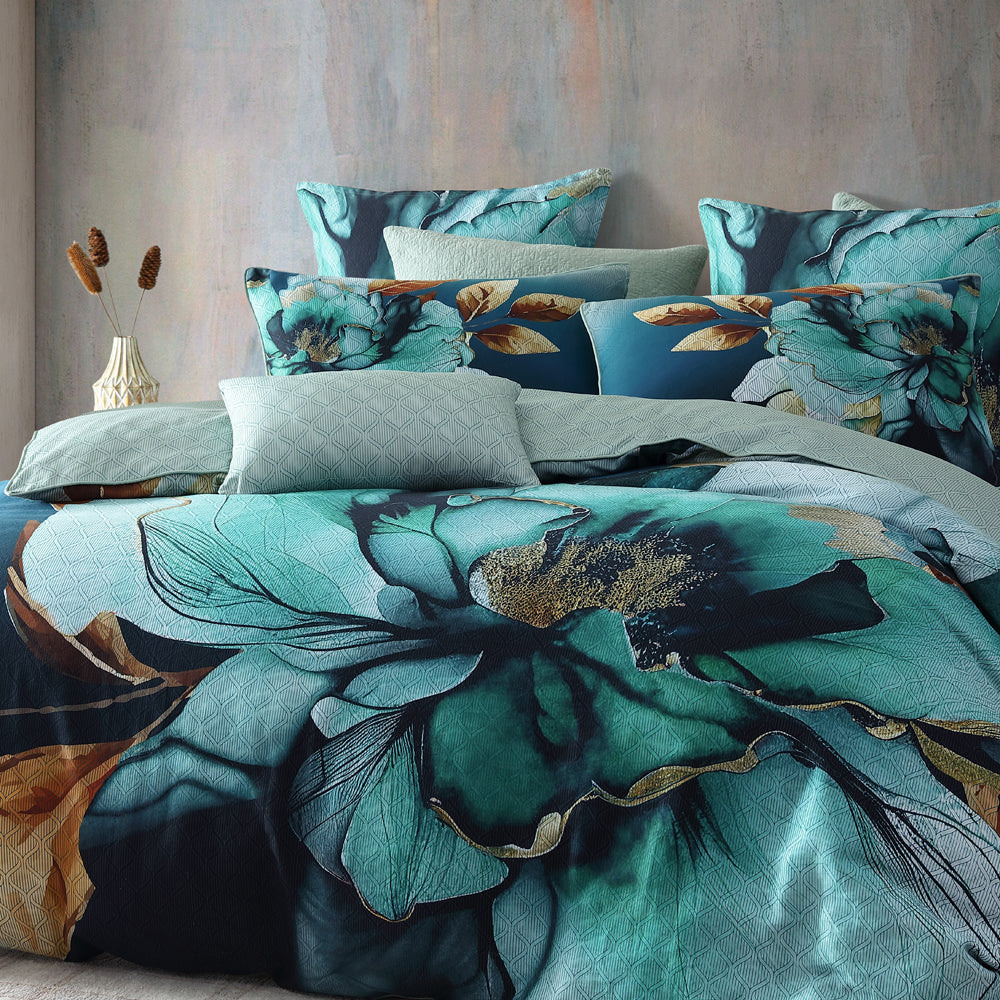 Logan and Mason Cheshire Quilt Cover Set Closeup | My Linen