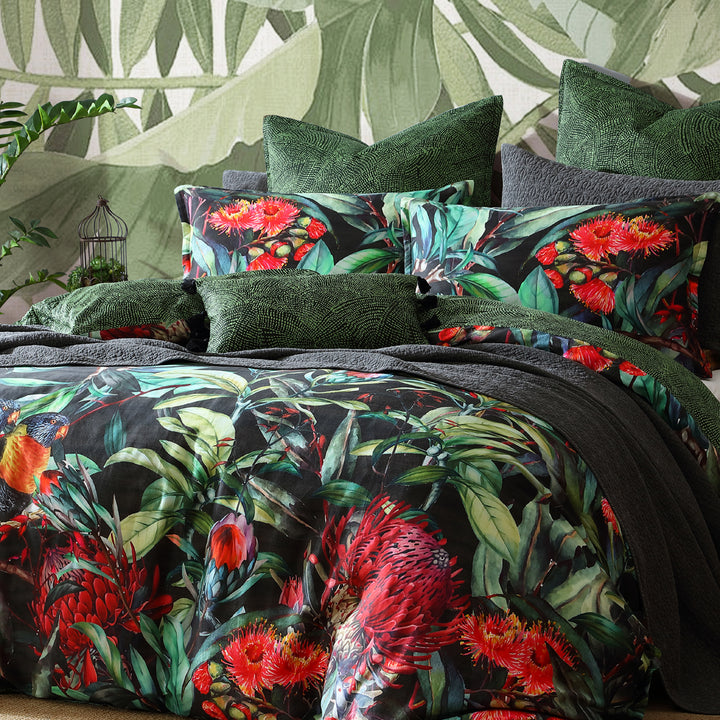 Logan and Mason Eltham Quilt Cover Set Closeup | My Linen