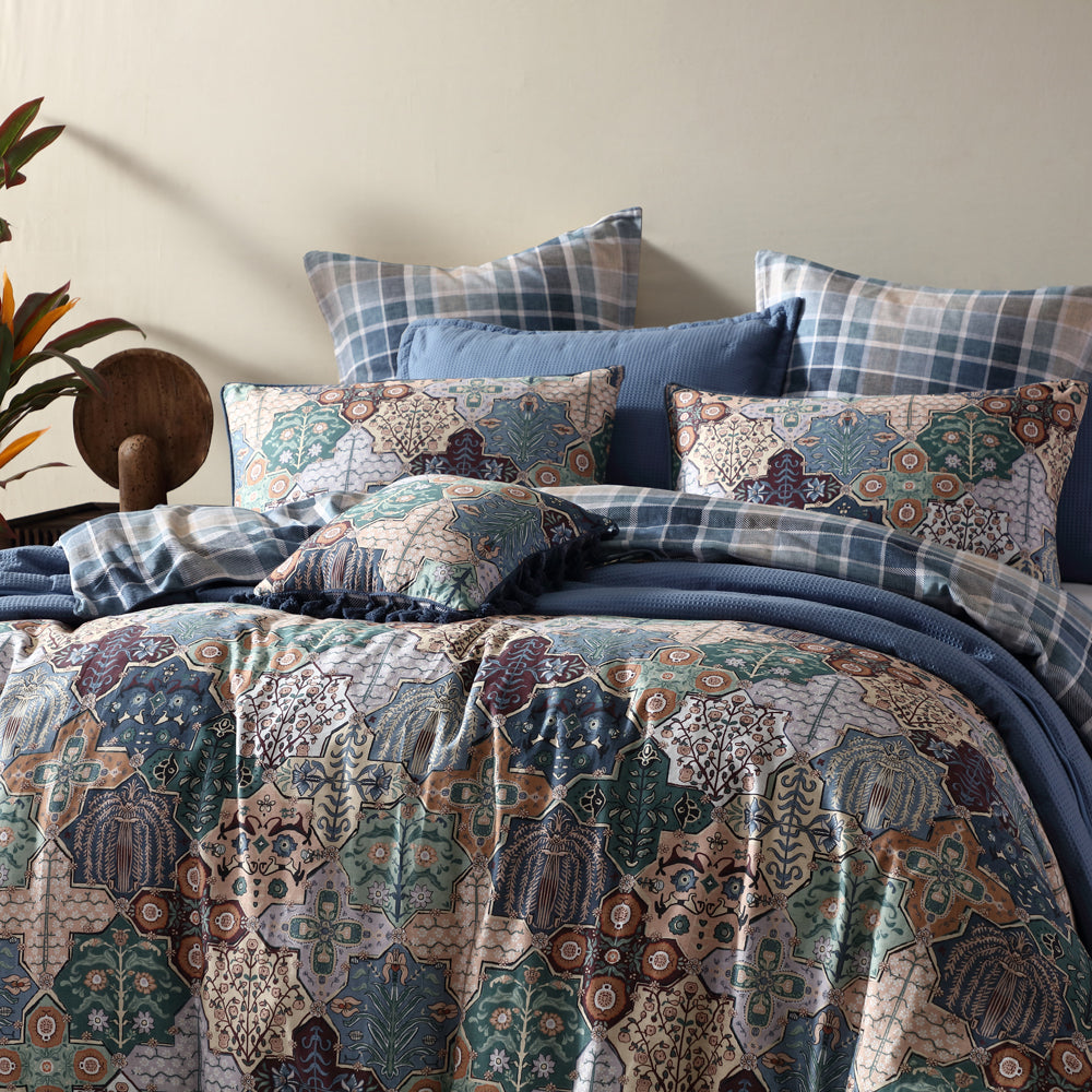 Logan and Mason Ferdinand Square Filled Cushion Lifestyle | My Linen