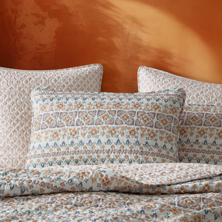 Logan and Mason Gypsy Multi Coverlet Set Pillow | My Linen