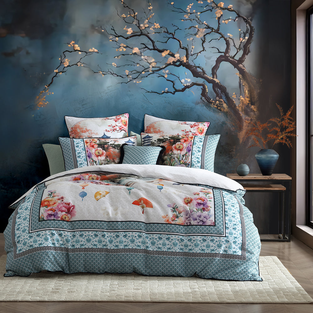 Logan and Mason Kaida Quilt Cover Set | My Linen