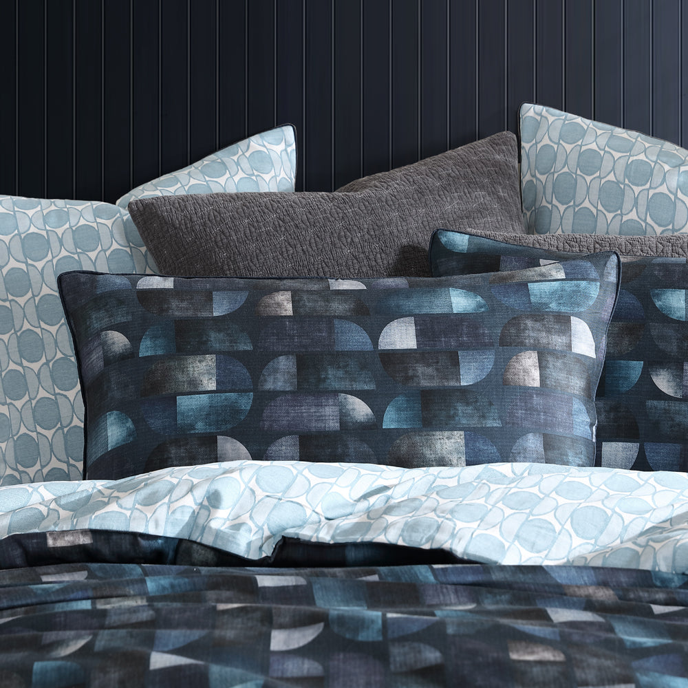 Logan and Mason Keanu Quilt Cover Set Detail | My Linen