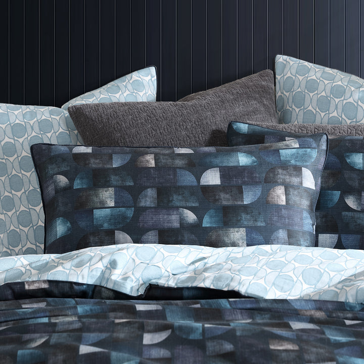 Logan and Mason Keanu Quilt Cover Set Detail | My Linen