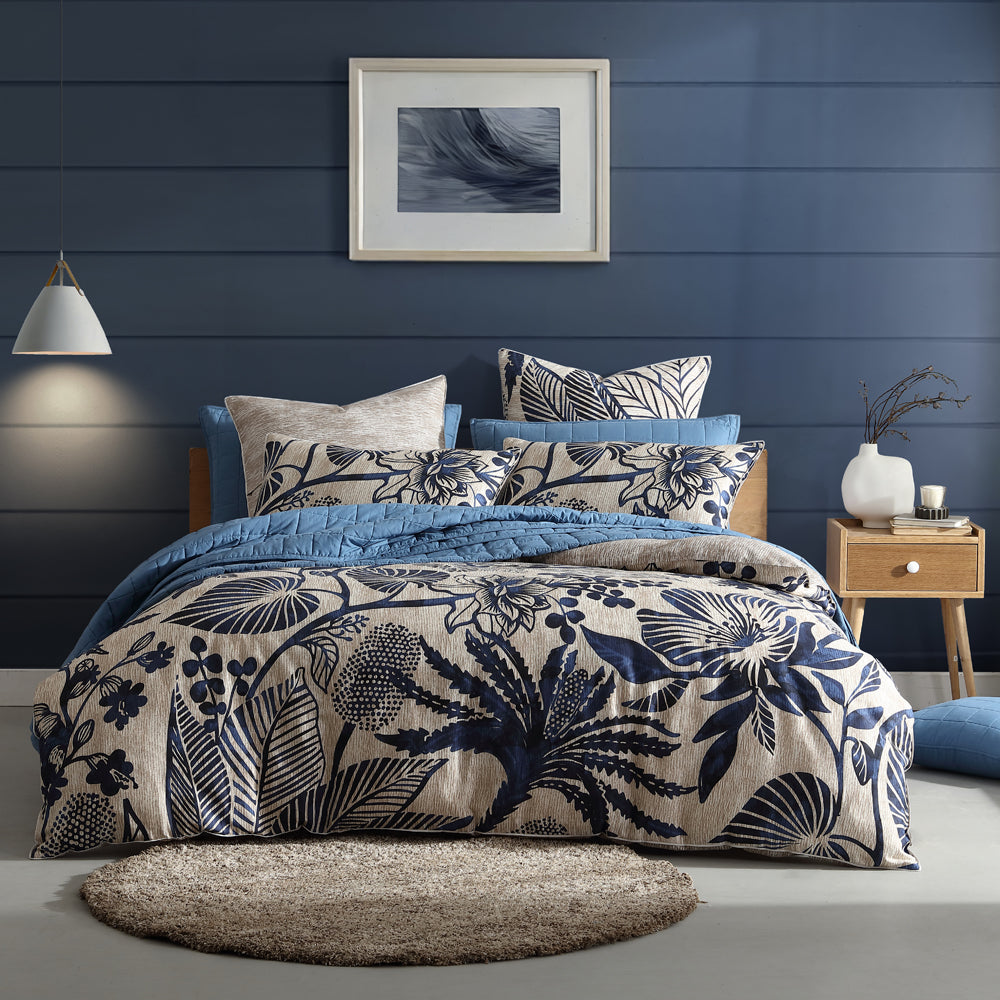 Kuranda Blue Quilt Cover Set | Super King