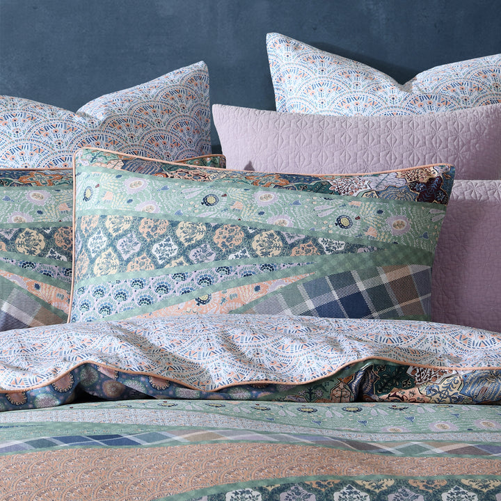 Logan and Mason Ophelia Quilt Cover Set Detail | My Linen