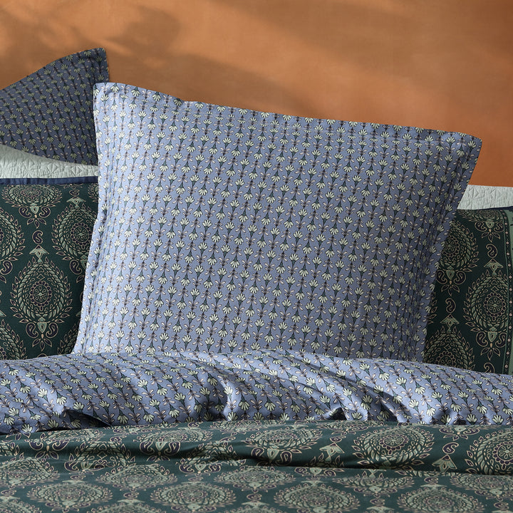Logan and Mason Priya Pine European Pillowcase Lifestyle | My Linen