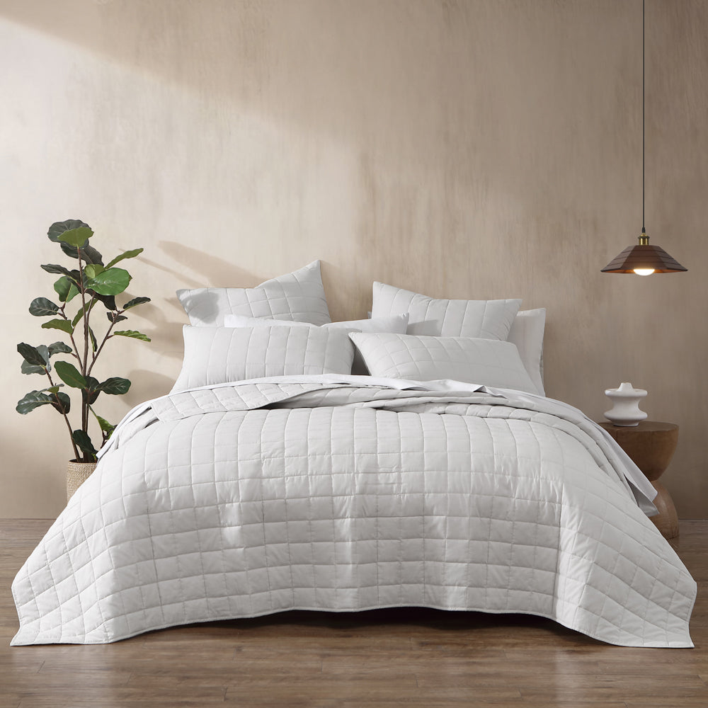 Rhodes Silver Coverlet | Queen / King Bed
