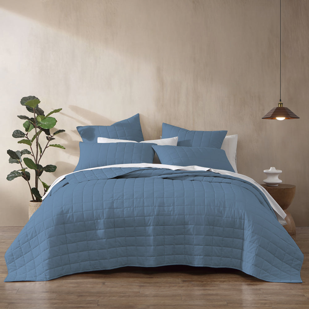 Rhodes Steel Coverlet | Queen / King Bed