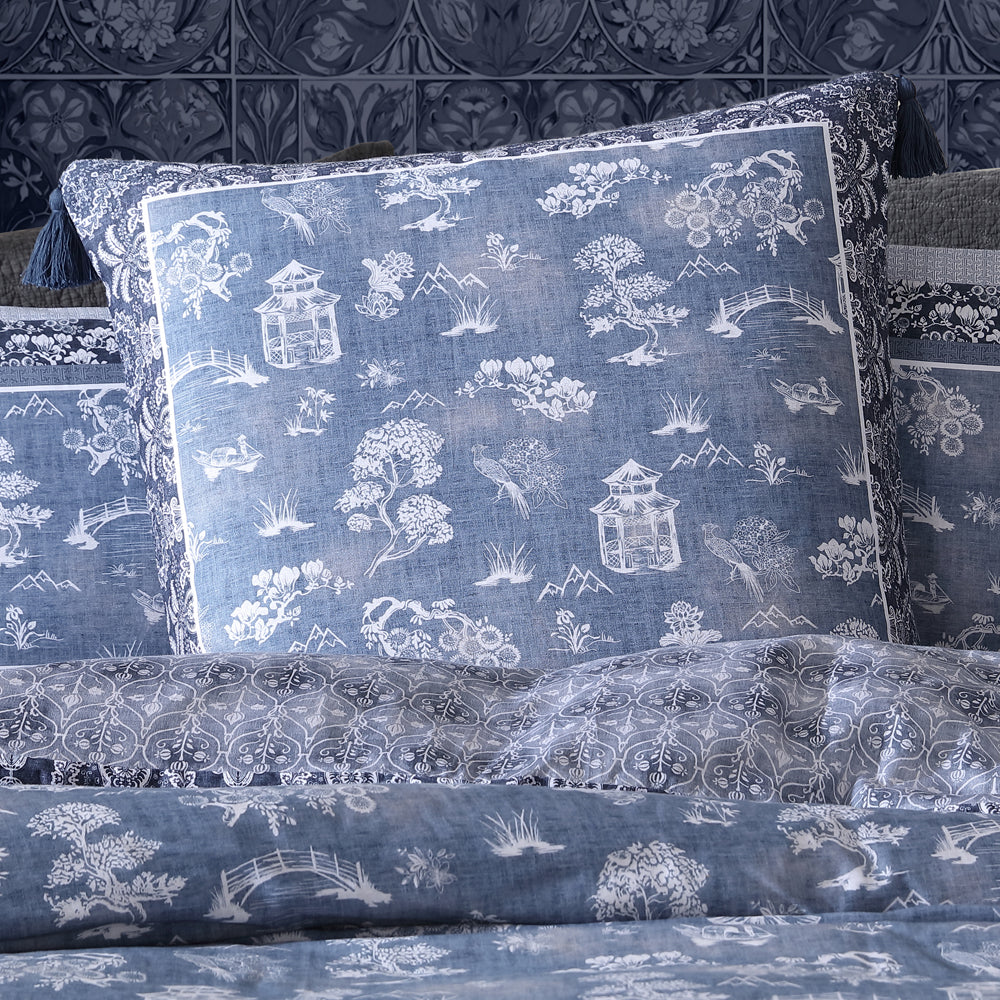 Logan and Mason Sakura Quilt Cover Set European | My Linen