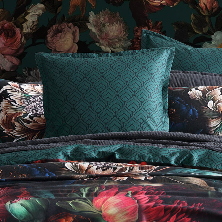 Secret Garden Green Quilt Cover Set | King Bed