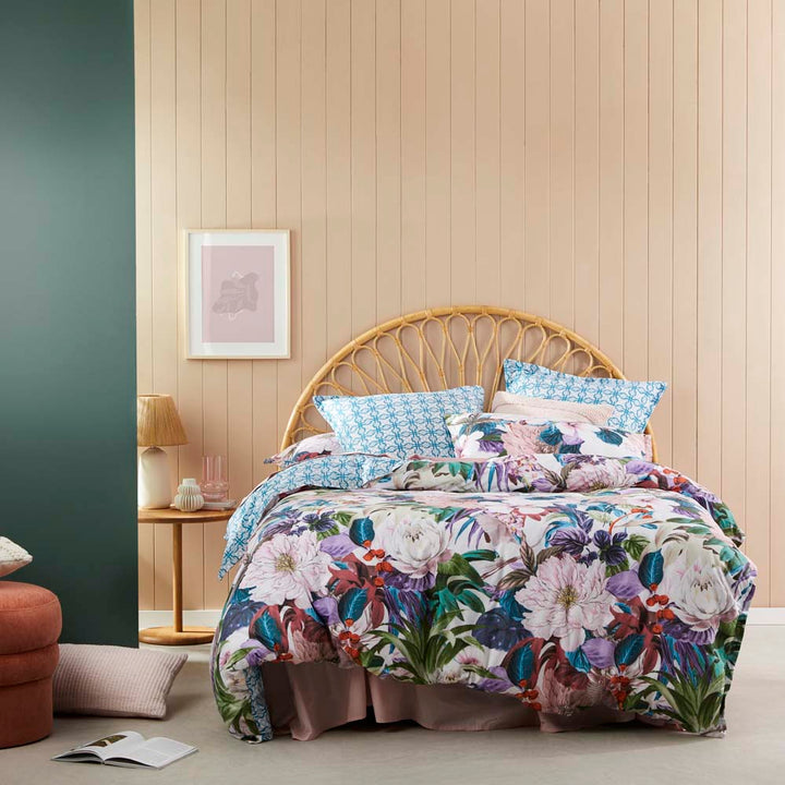 Sedona Olive Quilt Cover Set | Queen Bed