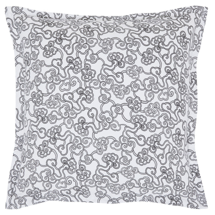 Shanghai Nights Black European Pillowcase