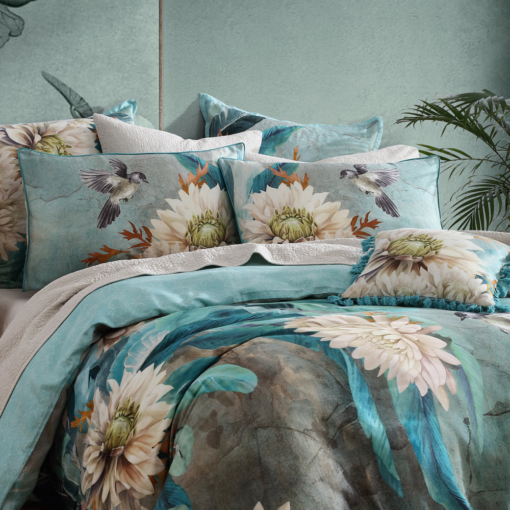 Logan and Mason Sookie Quilt Cover Set Closeup | My Linen