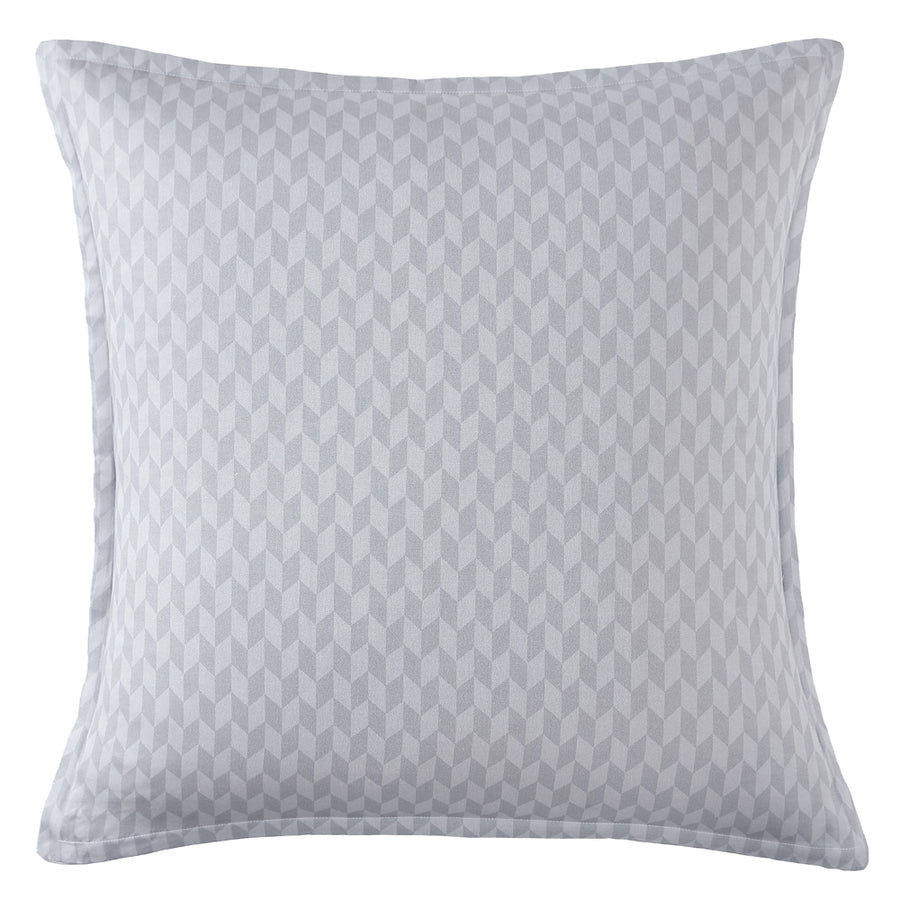 Logan and Mason Yarmouth Grey European Pillowcase | My Linen