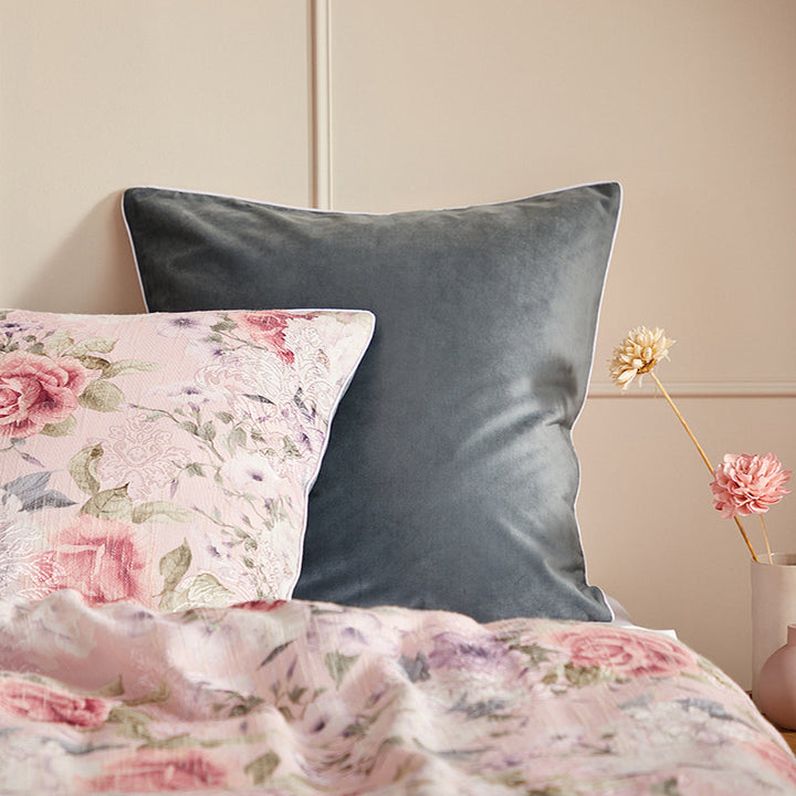 Alana Peach Quilt Cover Set | Super King