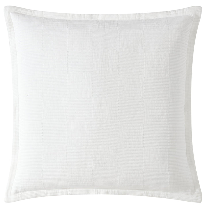 Caspian White European Pillowcase
