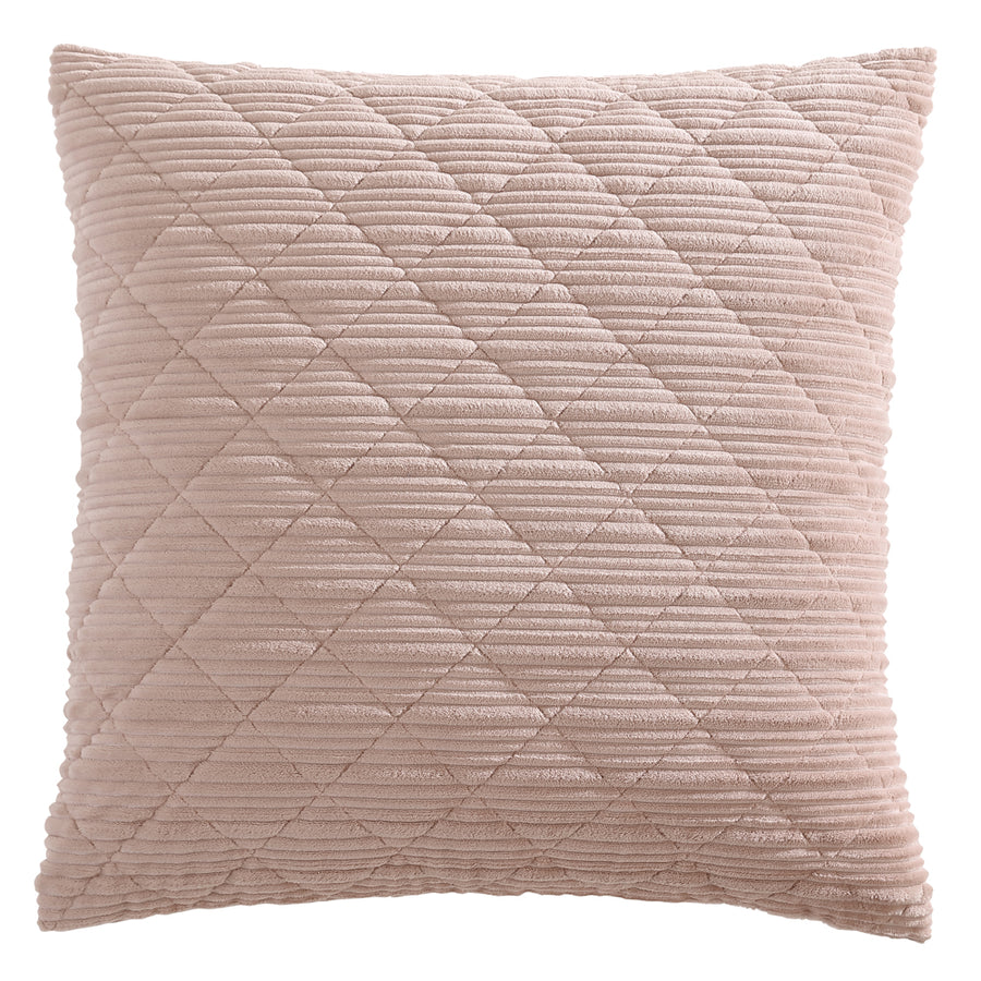 Platinum Logan and Mason Corbin Blush European Pillowcase | My Linen