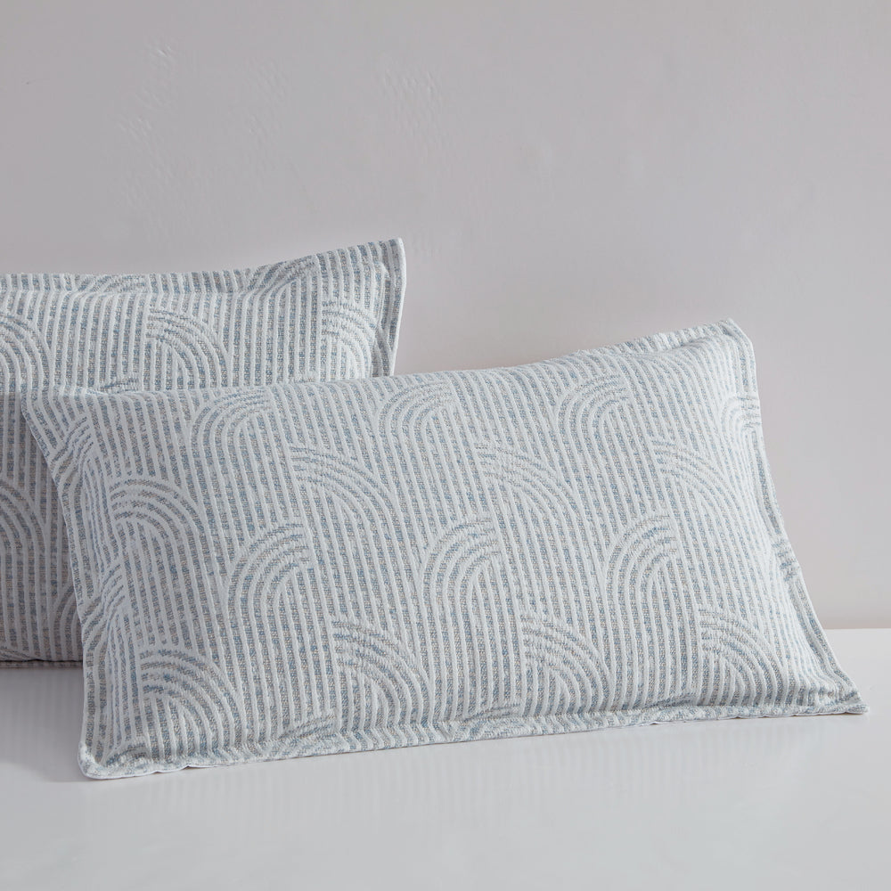 Logan and Mason Fresco Slate Quilt Cover Set Pillow | My Linen