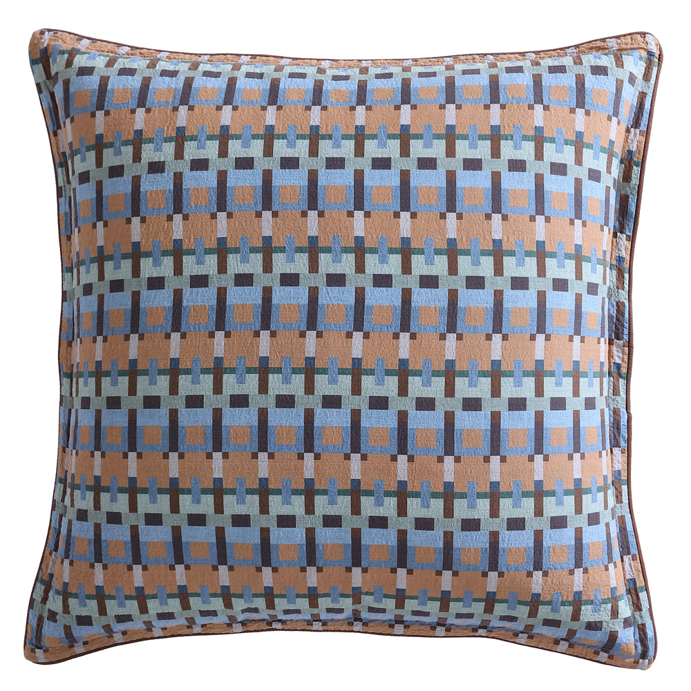 Platinum Logan and Mason Kassia Multi European Pillowcase | My Linen