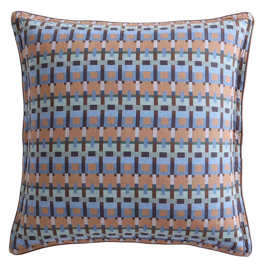 Platinum Logan and Mason Kassia Multi European Pillowcase | My Linen