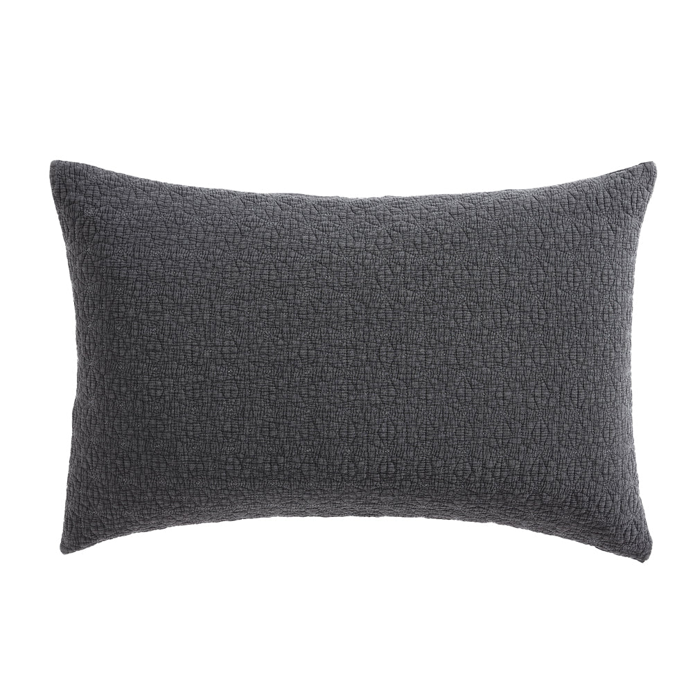 Kayo Charcoal Pillowsham Pair | 2 Pack