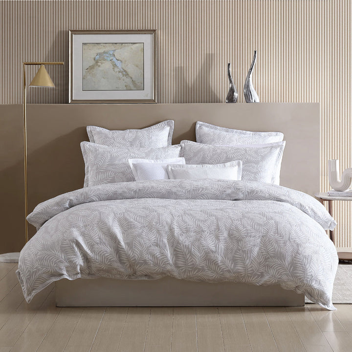 Koko Silver Quilt Cover Set | Queen Bed