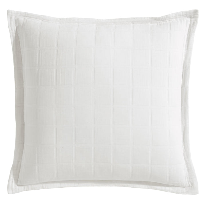 Sierra White European Pillowcase