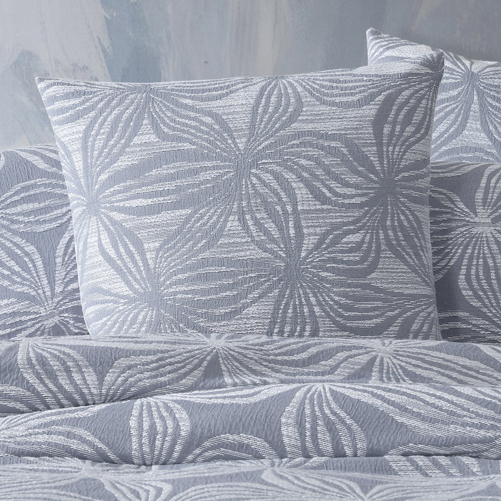 Platinum Logan and Mason Skylar Slate European Pillowcase Lifestyle | My Linen