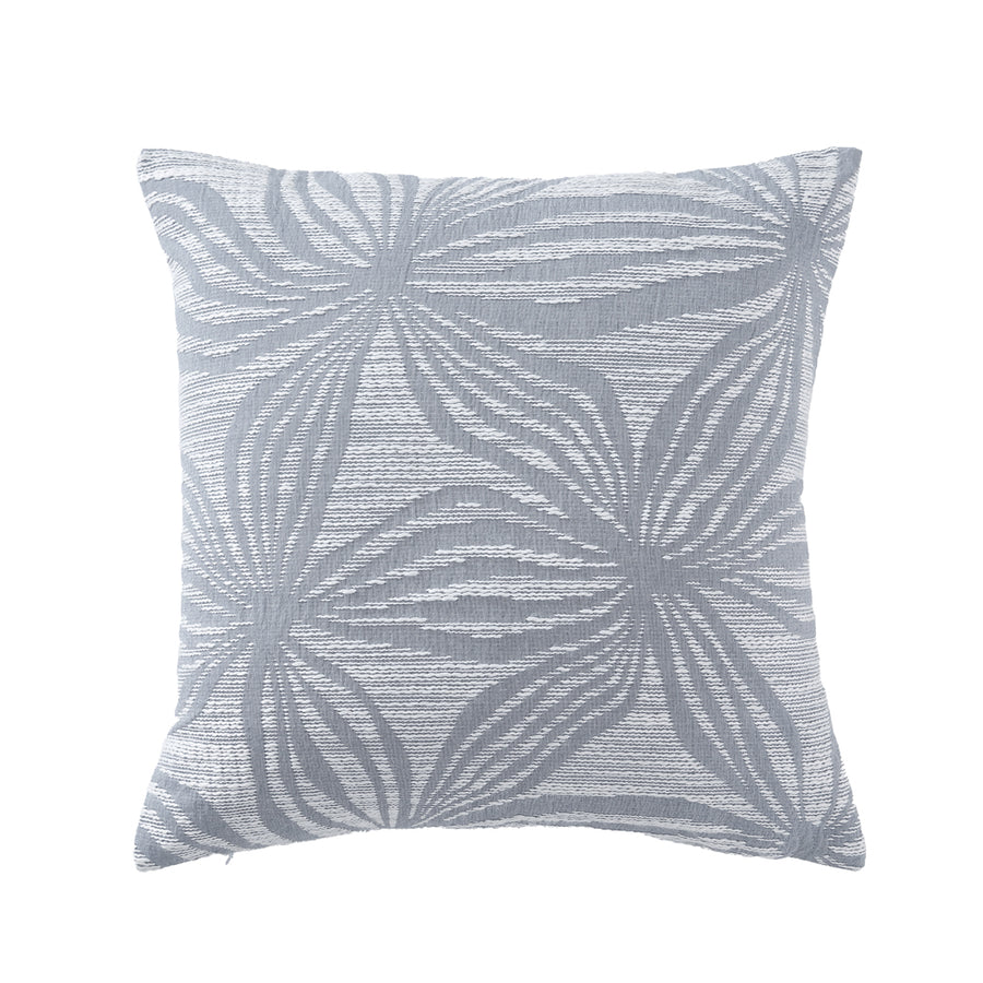 Platinum Logan and Mason Skylar Slate Square Filled Cushion | My Linen