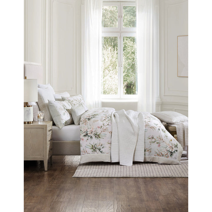 Amandaline Ivory Quilt Cover Set | King Bed
