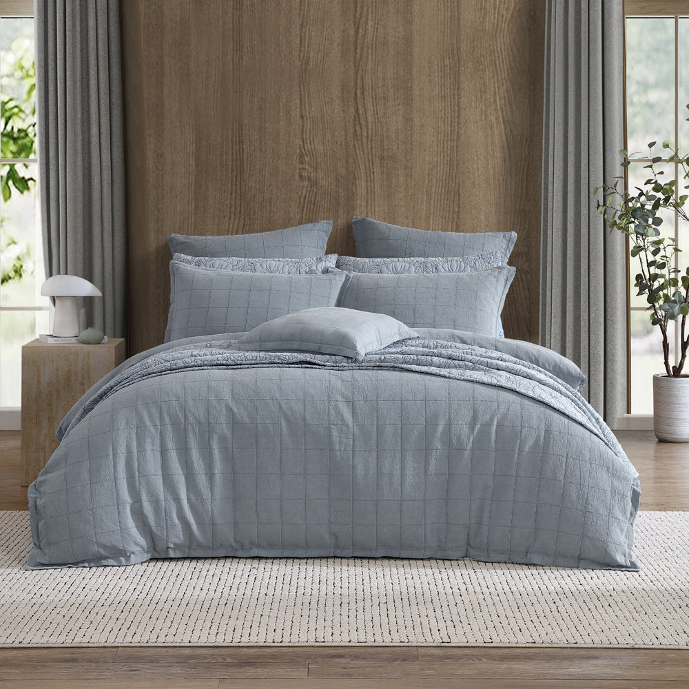Private Collection Artemis Denim Quilt Cover Set | My Linen