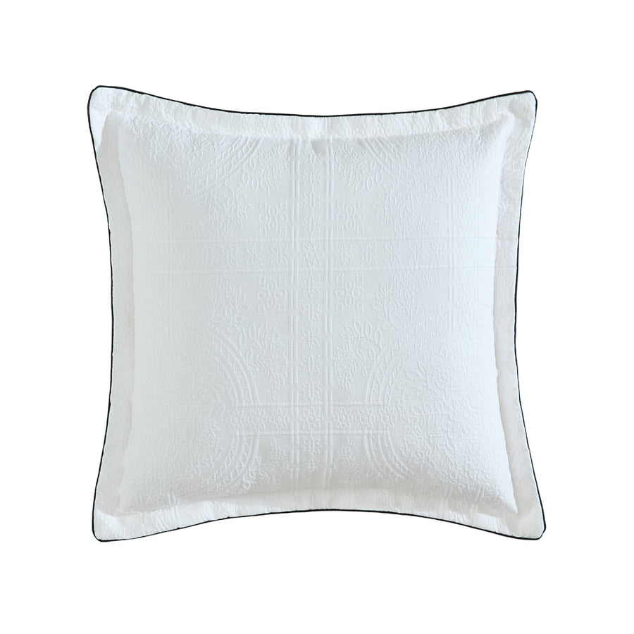 Private Collection Catalina White Square Filled Cushion | My Linen