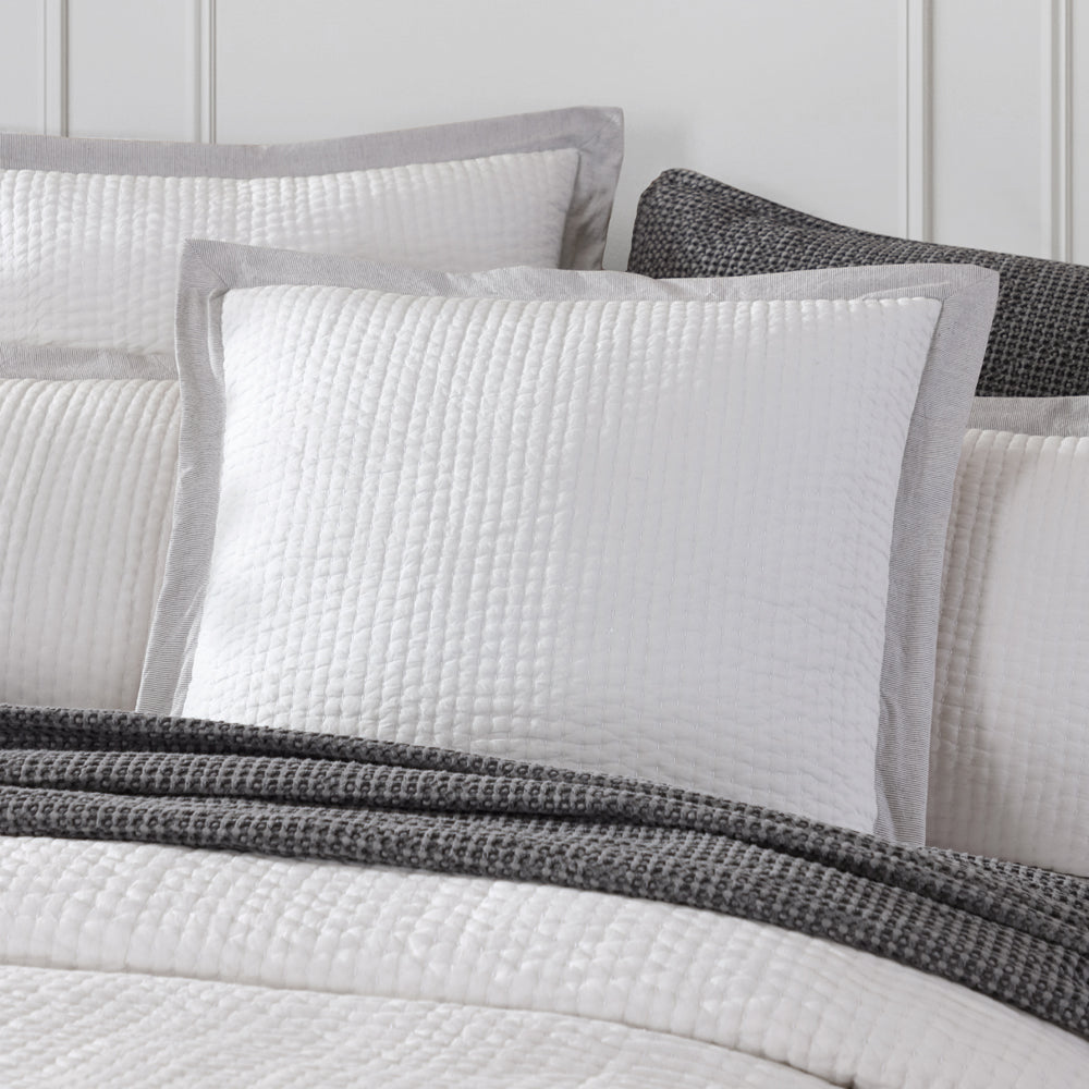 Felix Charcoal Quilt Cover Set | King Bed