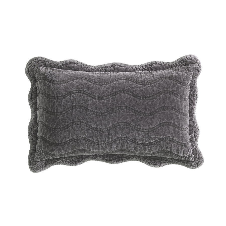 Private Collection Indiana Charcoal Breakfast Filled Cushion | My Linen