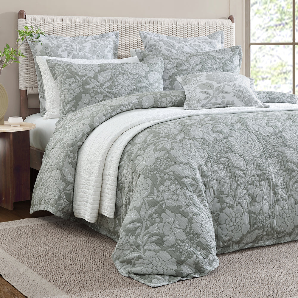 Private Collection Julieta Thyme Square Filled Cushion Lifestyle | My Linen