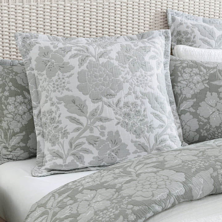 Private Collection Julieta Thyme European Pillowcase Lifestyle | My Linen