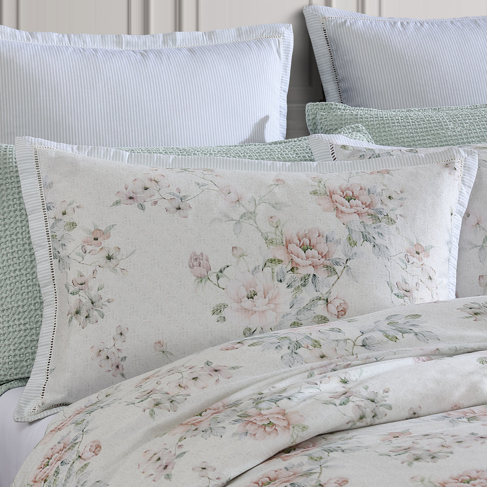Private Collection Liyana Frost Quilt Cover Set Detail | My Linen