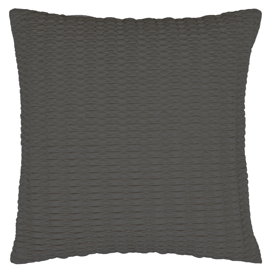 Private Collection Loxton Charcoal European Pillowcase | My Linen