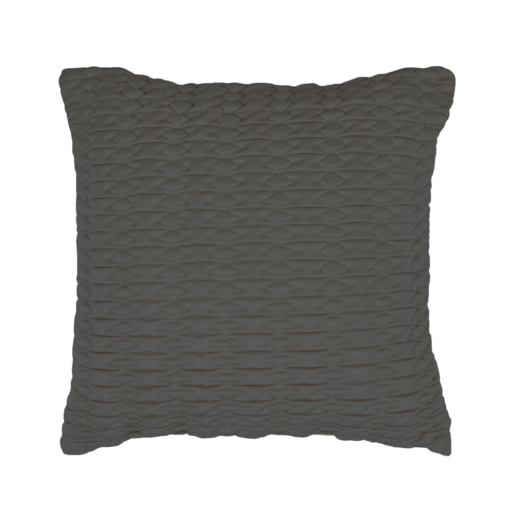 Private Collection Loxton Charcoal Square Filled Cushion | My Linen