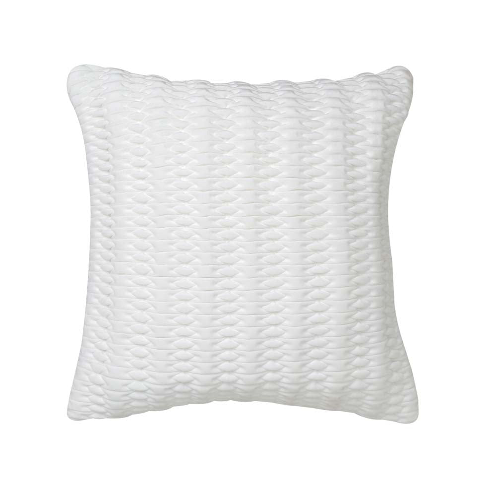 Loxton White Square Filled Cushion