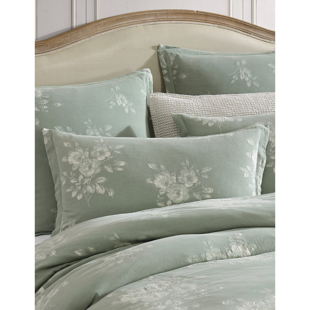 Private Collection Maisey Moss Quilt Cover Set Detail | My Linen
