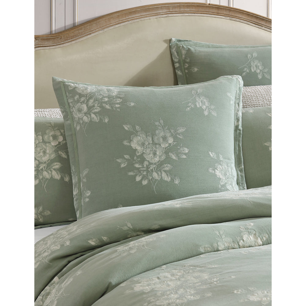 Private Collection Maisey Moss European Pillowcase Lifestyle | My Linen
