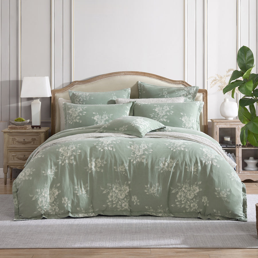 Private Collection Maisey Moss Quilt Cover Set | My Linen