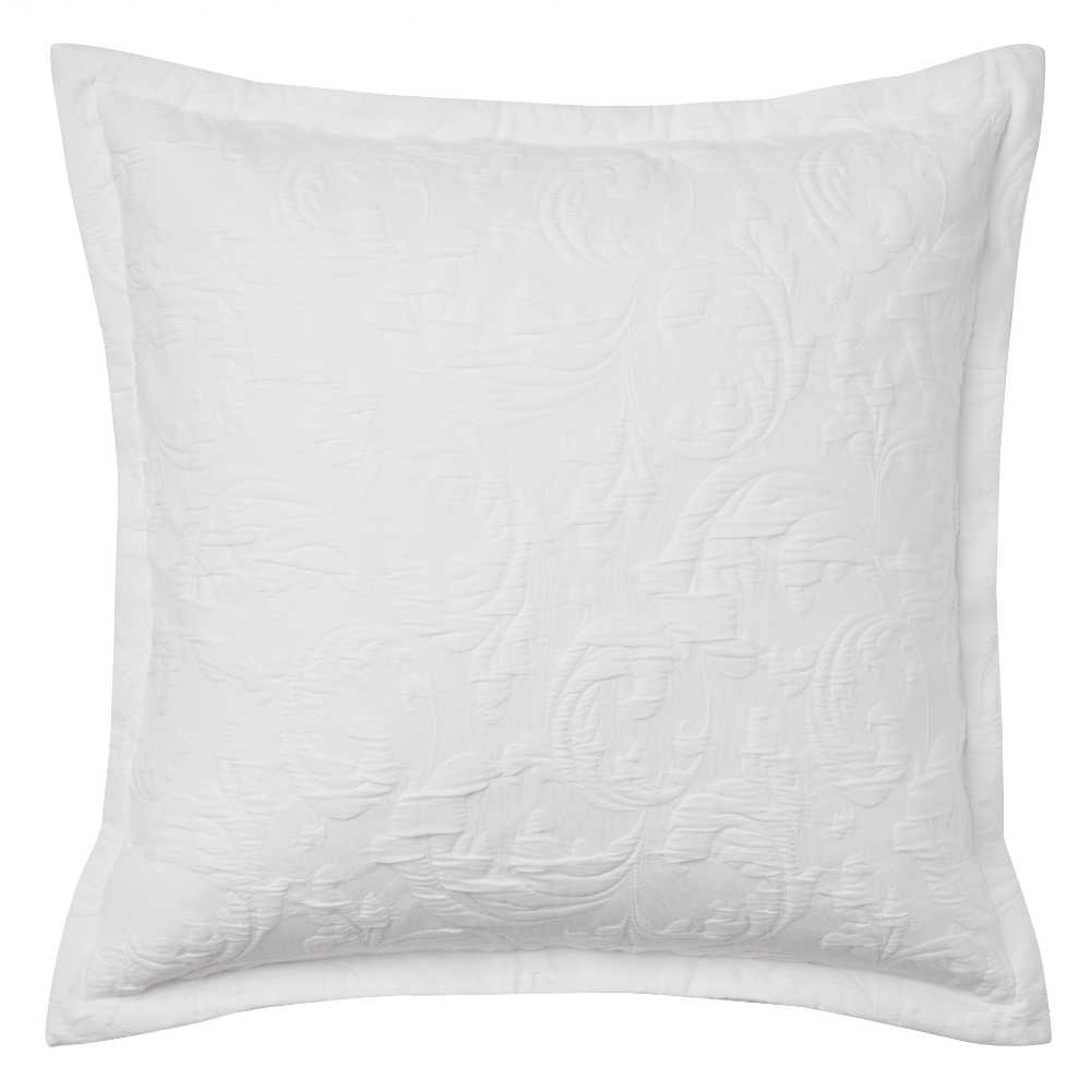 Parisi White European Pillowcase