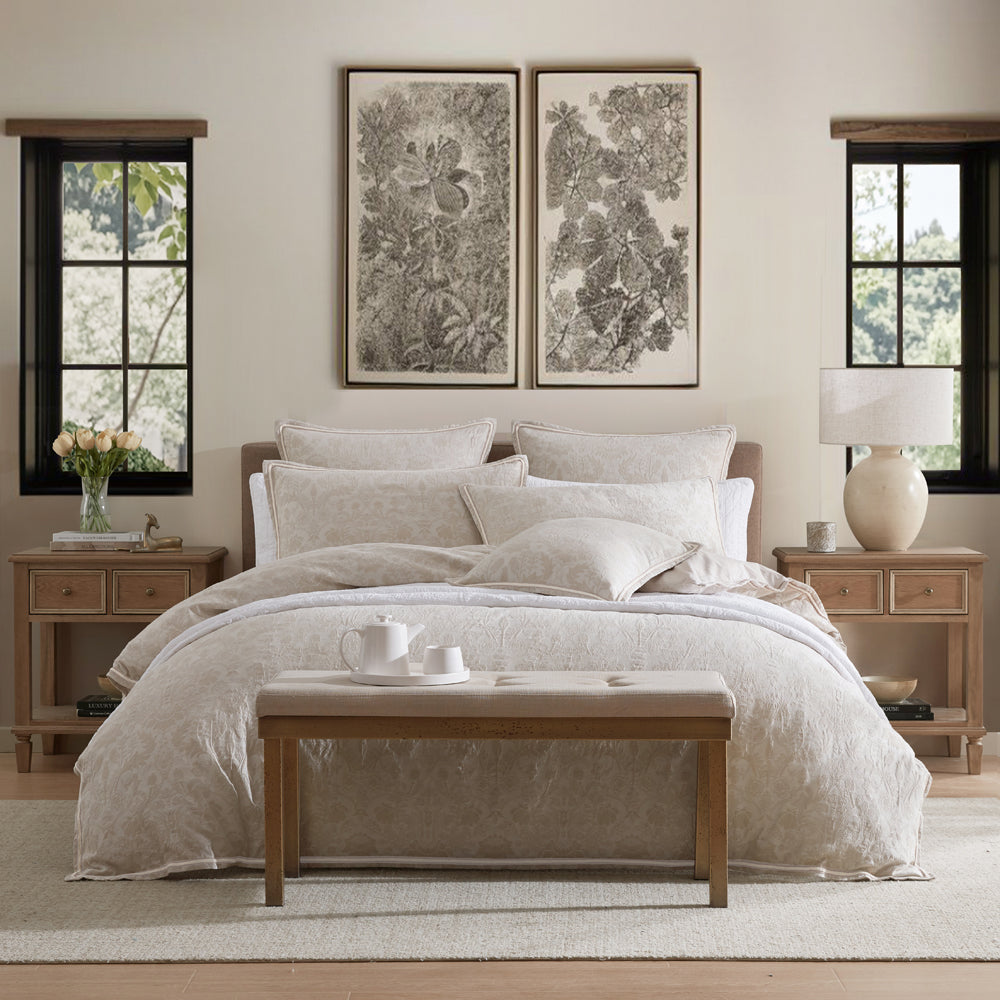 Private Collection Savanna Natural Quilt Cover Set | My Linen